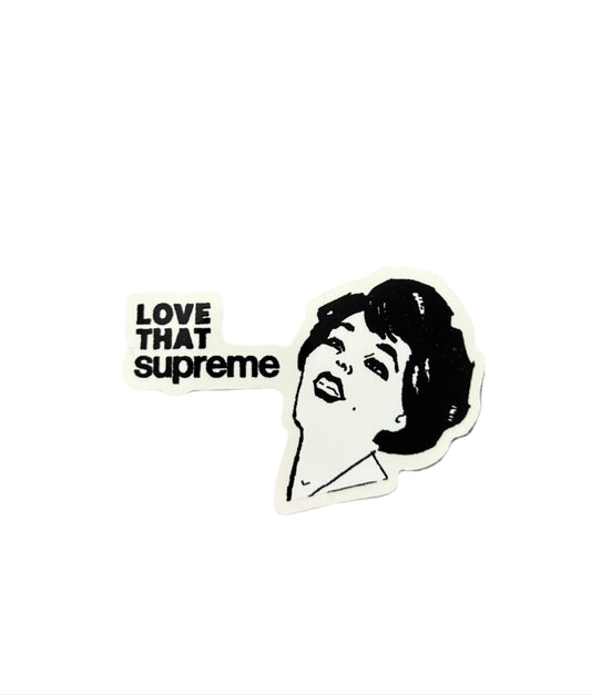 Supreme Love That Supreme Sticker SS22