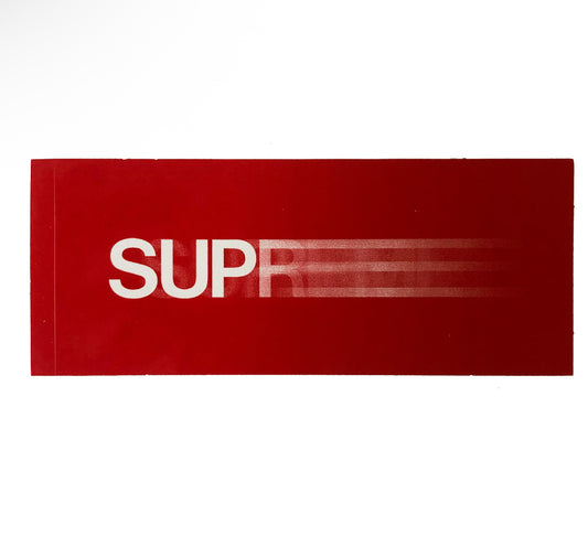 Supreme Motion Logo Sticker IIII Red SS20