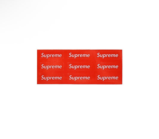 Supreme 3M Reflective Mini Red Box Logo Sticker FW14