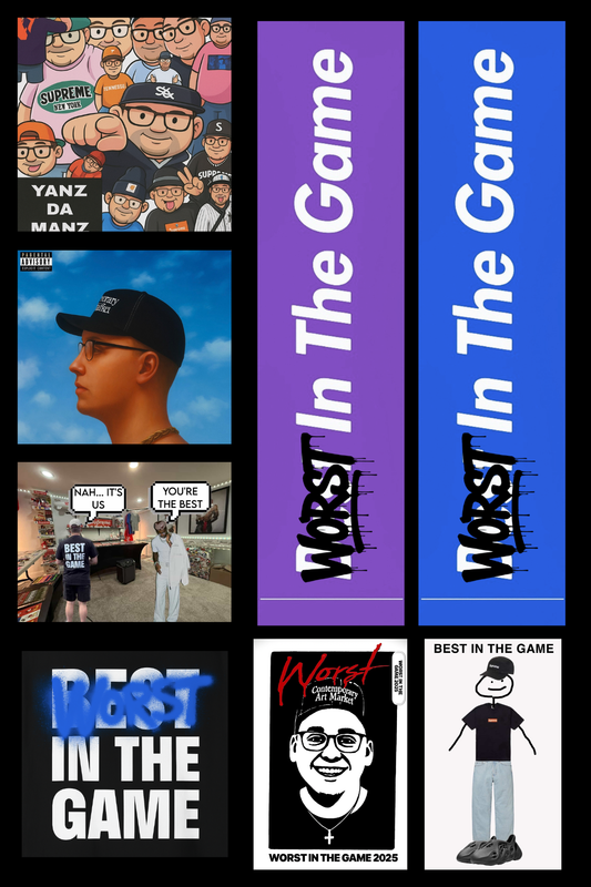 Custom Worst In The Game Sticker Sheet