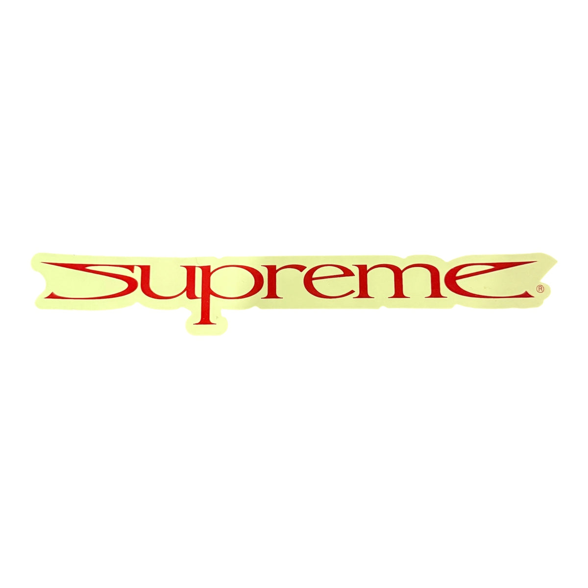 Supreme Sharp White Sticker FW26