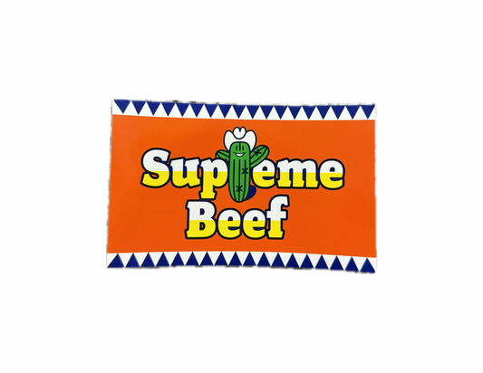 Supreme Western Beef Logo Sticker SS25