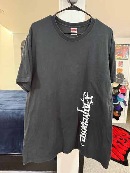 Supreme Satan Black T-Shirt (Size Large Worn)