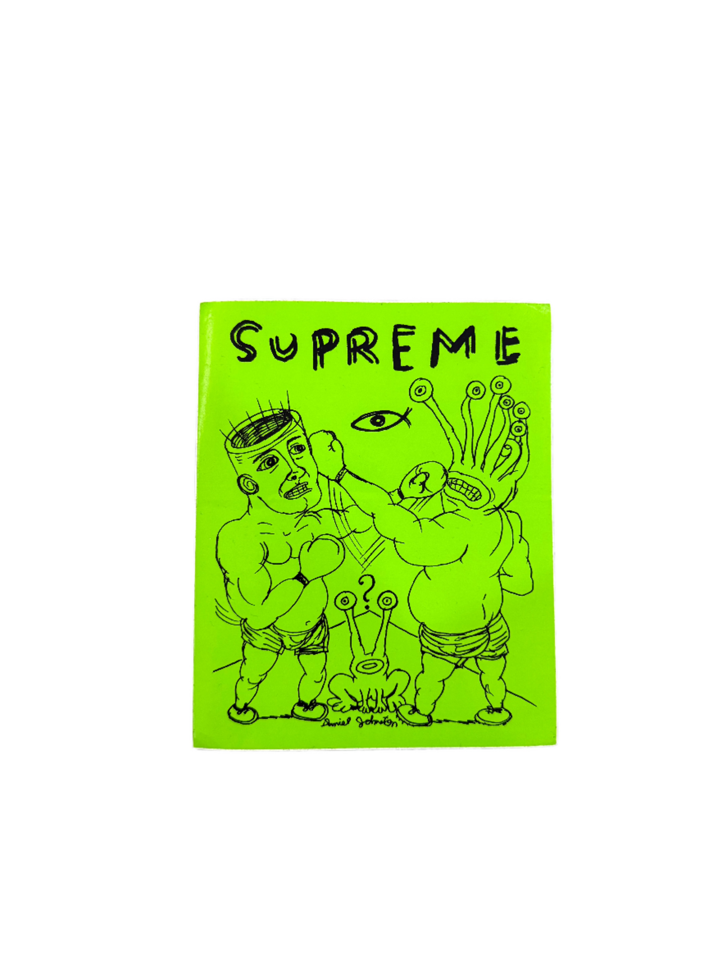 Supreme Daniel Johnston Eternal Fighting Sticker Green SS12
