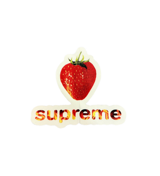 Supreme Strawberry Sticker SS16