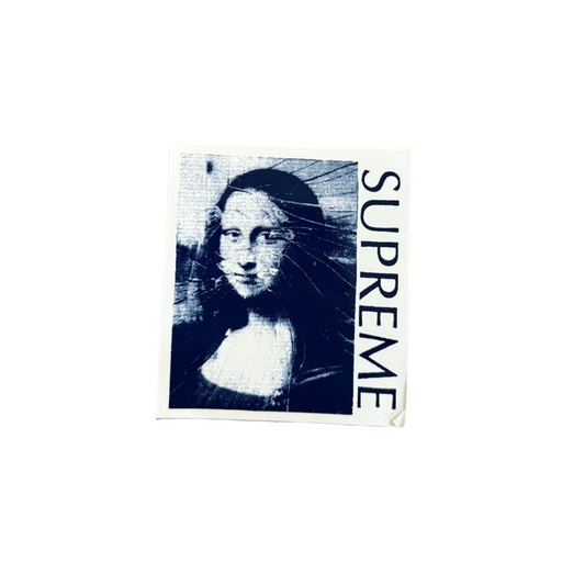 Supreme Mona Lisa Portrait Sticker SS18