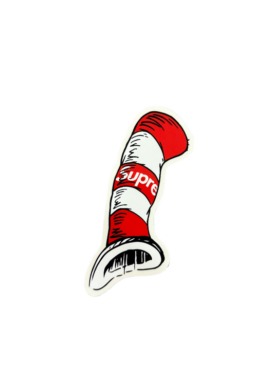 Supreme Cat In The Hat Sticker FW18