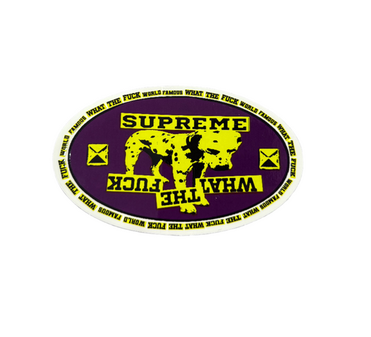 Supreme Dalmatian Purple Sticker SS25