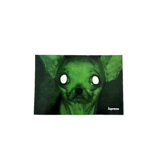 Supreme Chihuahua Chris Cunningham Sticker FW18