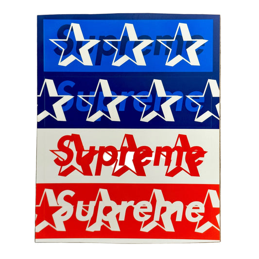 Supreme USA Sticker Magazine Sheet