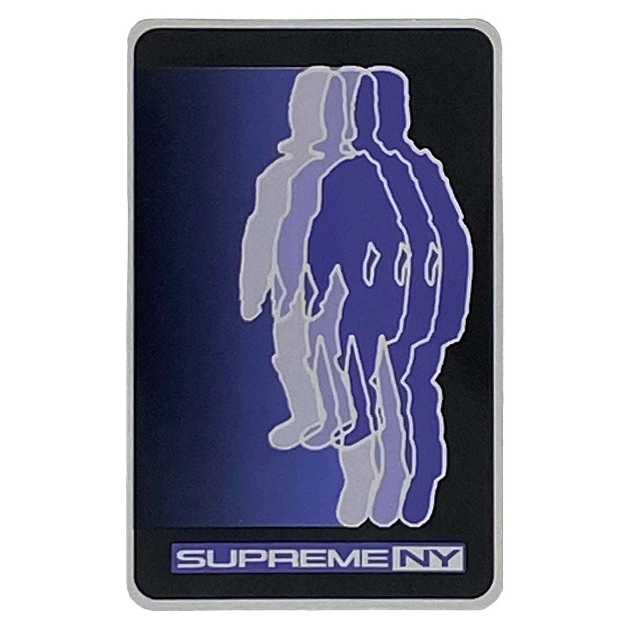 Supreme NY Blur Blue Sticker FW20
