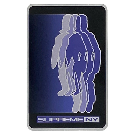 Supreme NY Blur Blue Sticker FW20