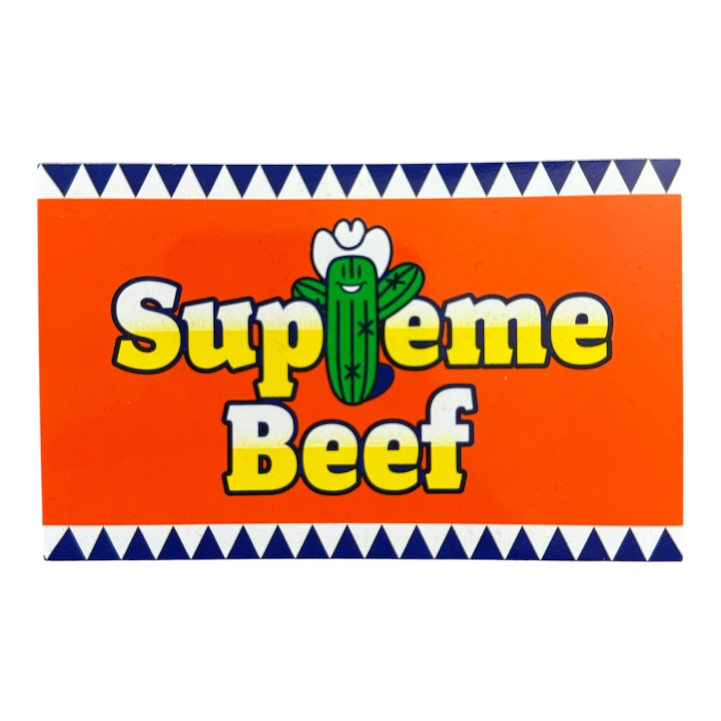 Supreme Western Beef Logo Sticker SS25
