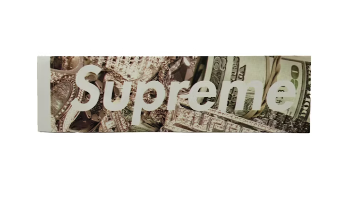 Supreme Bling Box Logo Sticker SS20