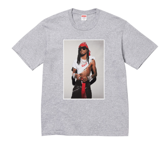 Supreme Playboi Carti T-Shirt Grey (Size L New)