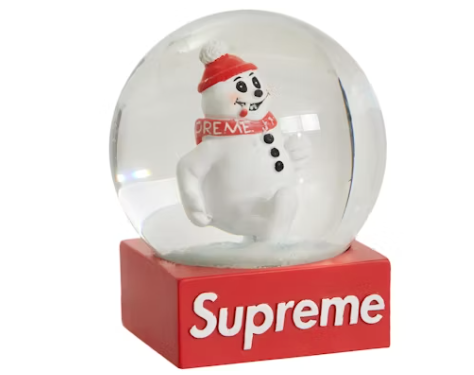 Supreme Snowman Snow globe Red
