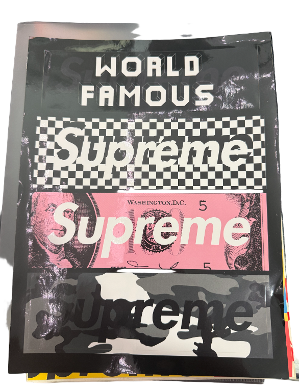 Supreme Money Sticker Magazine Sheet