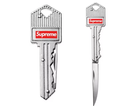 Supreme Key Knife Silver