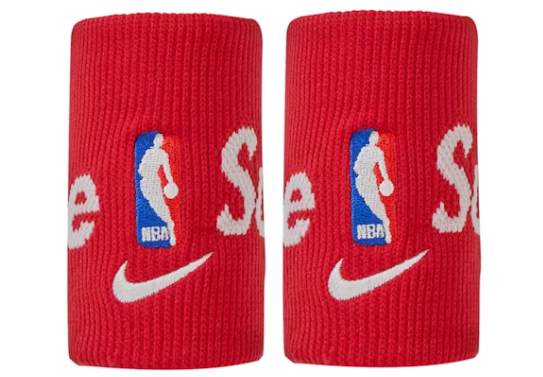 Supreme Nike NBA Wristbands (Pack Of 2) Red