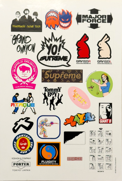 Supreme Relax Magazine Logos 2000