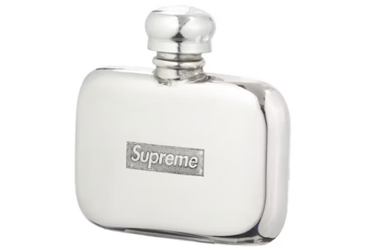 Supreme Pewter Mini Flask Silver