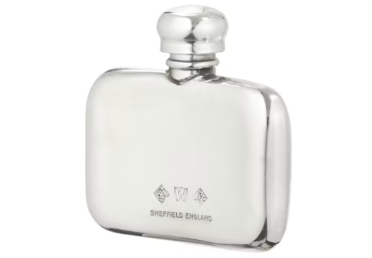 Supreme Pewter Mini Flask Silver