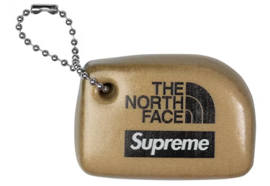 Supreme Northface supreme keychain floating gold