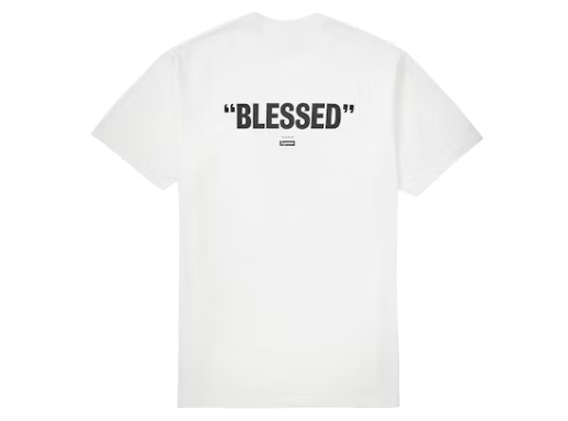 Supreme "Blessed" White T-shirt (New Size Small)