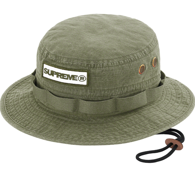 Supreme Reflective Patch Boonie Olive