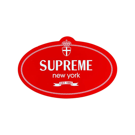 Supreme Crest Sticker Red FW24