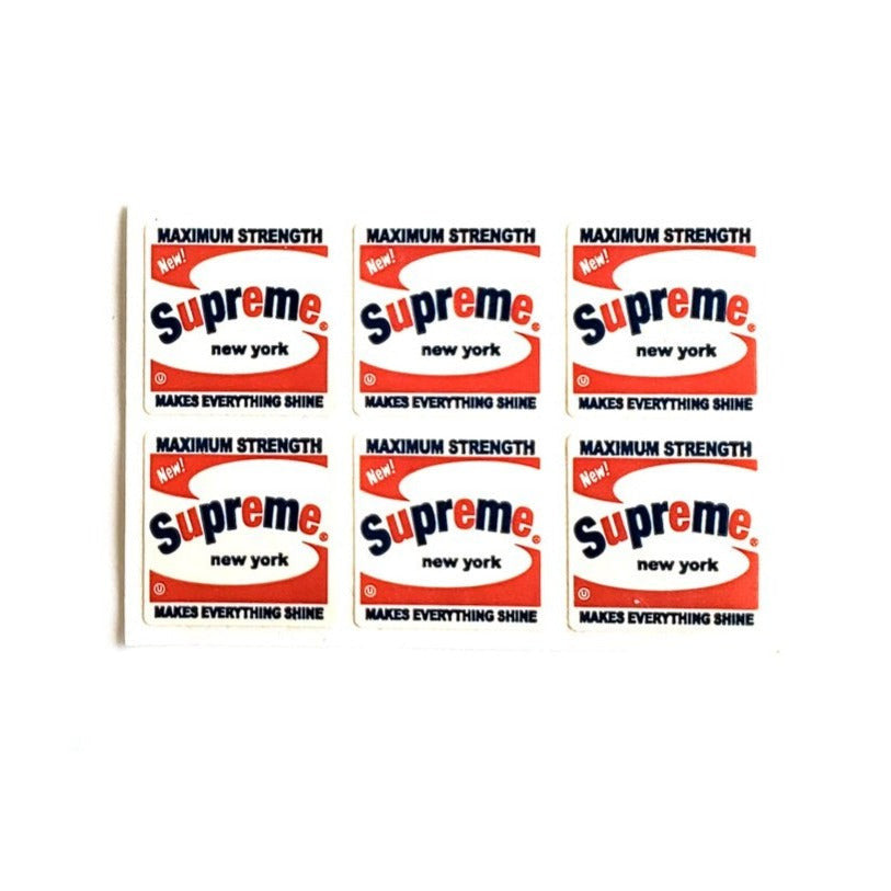 Supreme Brillo Mini Sticker 2001