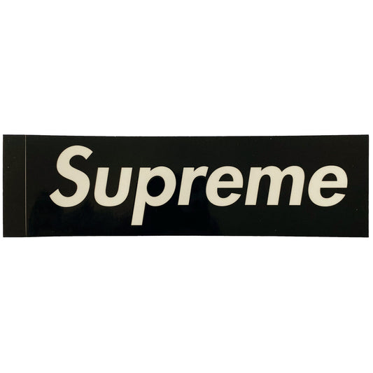 Supreme Clear Vinyl Box Logo Stickers FW21