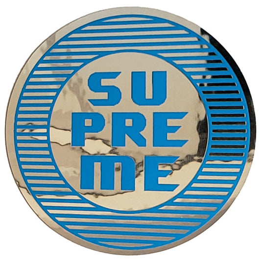 Supreme Disrupt Foil Blue Sticker SS15