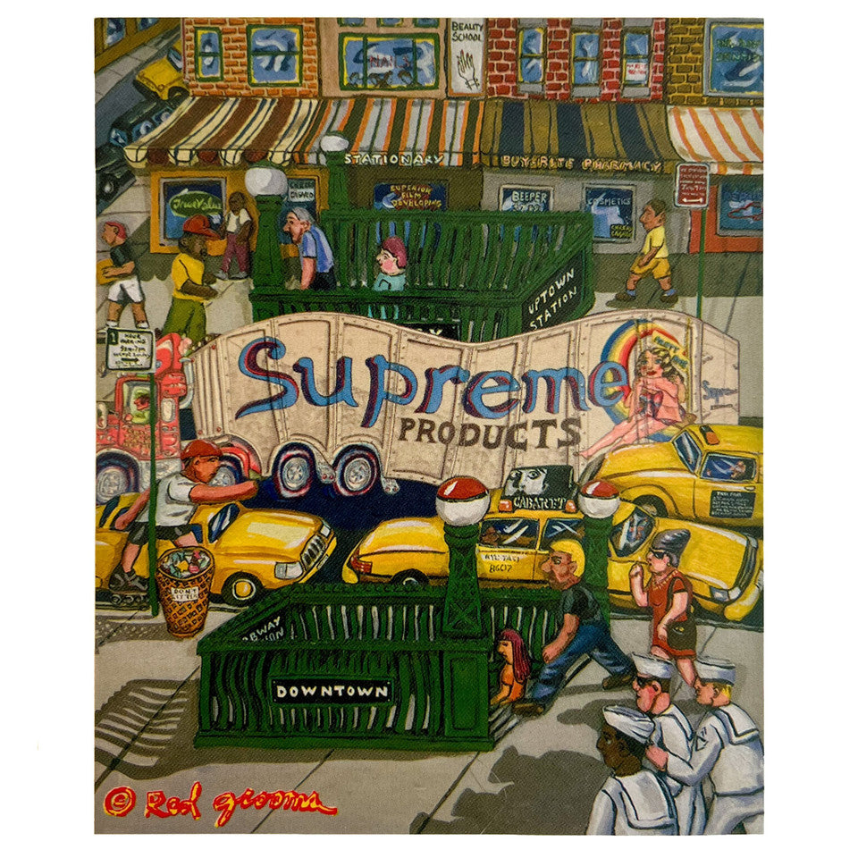 Supreme Manhattan Sticker SS22