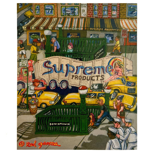 Supreme Manhattan Sticker SS22