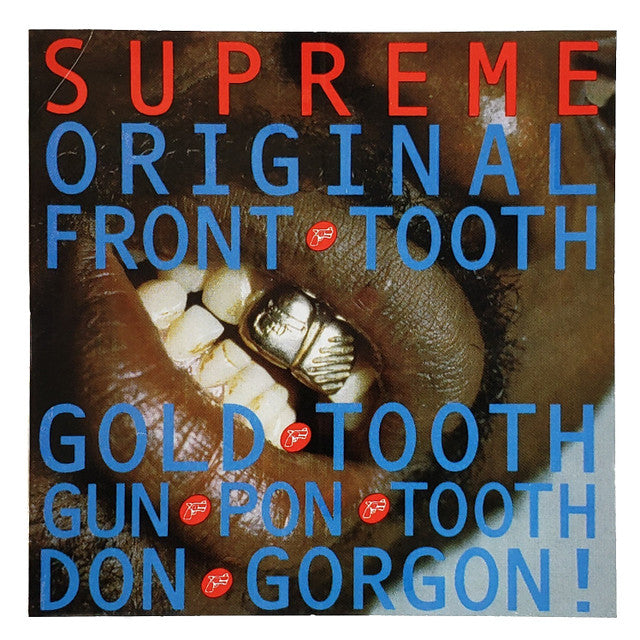 Supreme Ninjaman Gold Tooth Sticker SS15