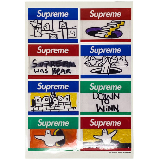 Supreme Sense 11 Mark Gonzales Sticker Sheet