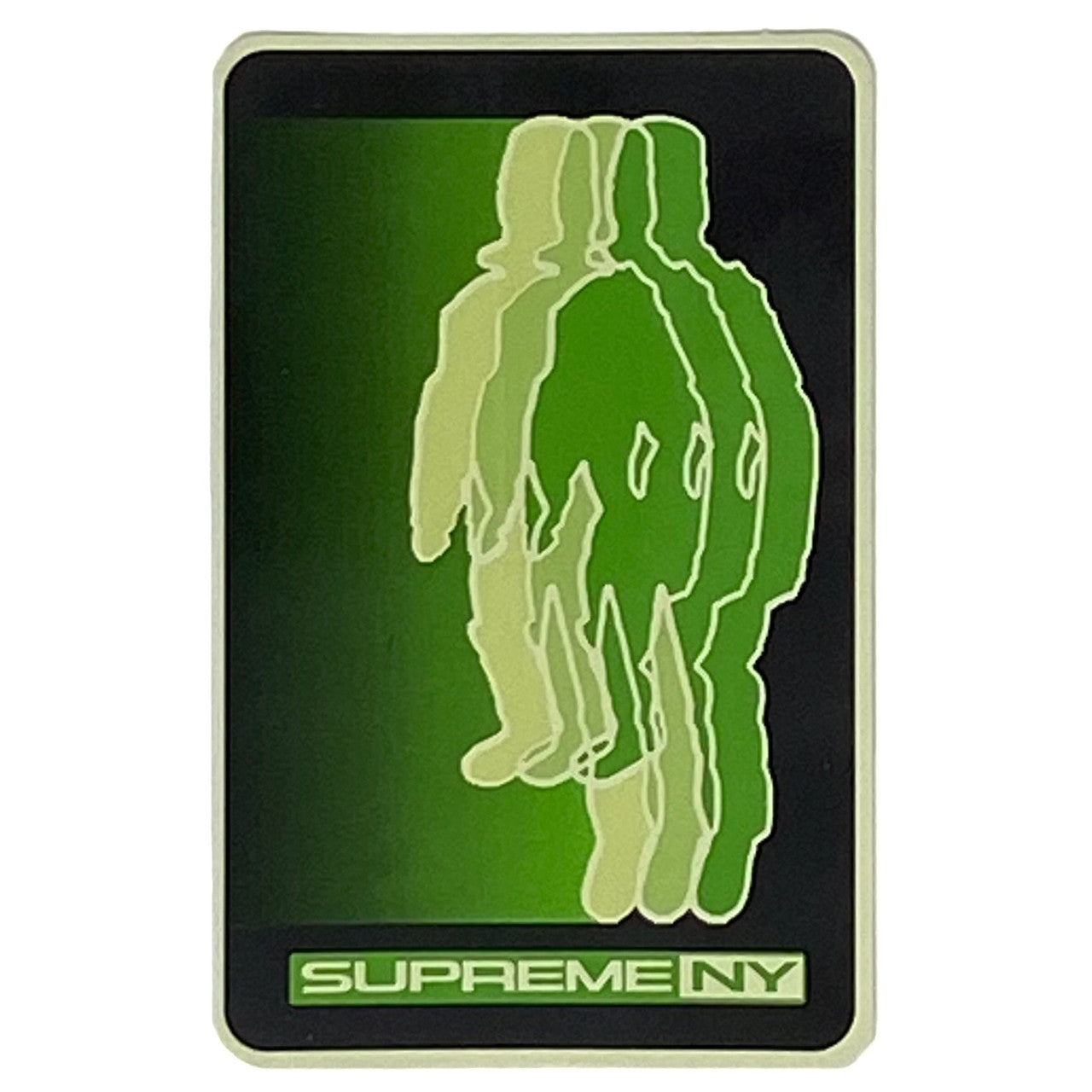 Supreme NY Blur Green Sticker FW20