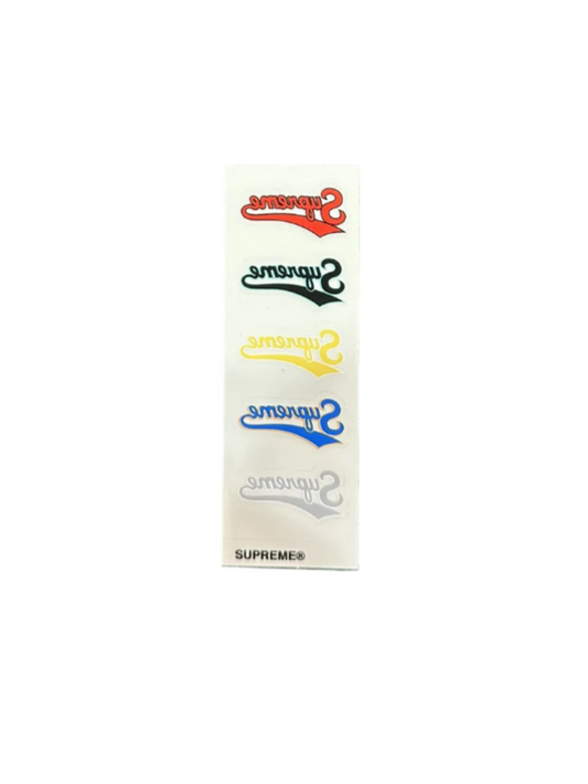 Supreme Backwards Script Sticker SS24