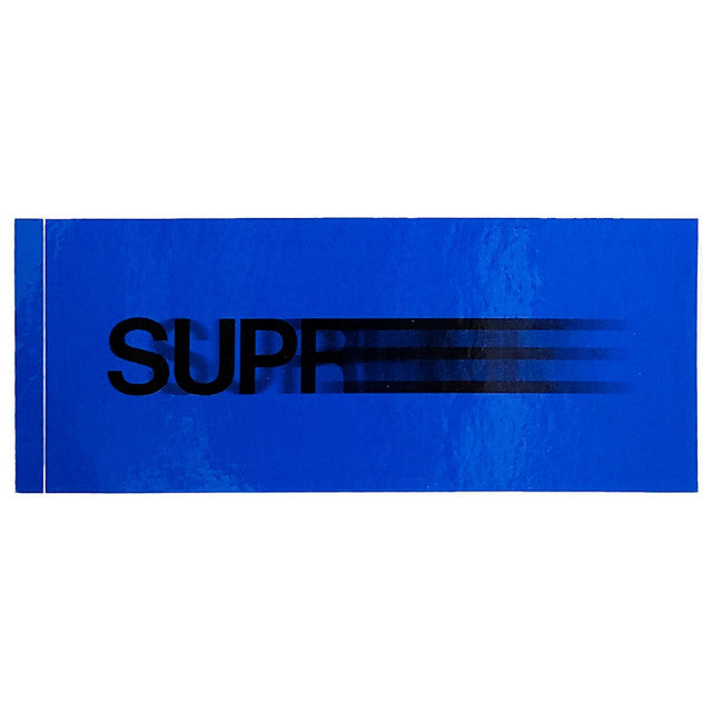 Supreme Motion Logo II Sticker Blue SS10