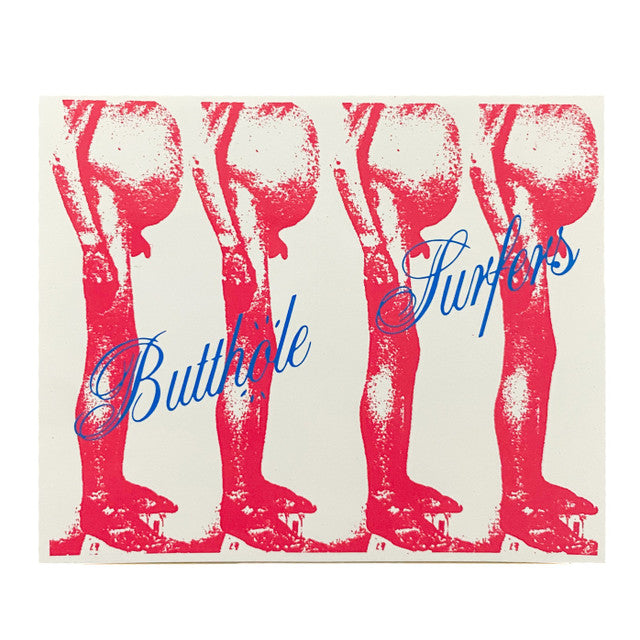 Supreme Butthole Surfers Leg Sticker White SS21