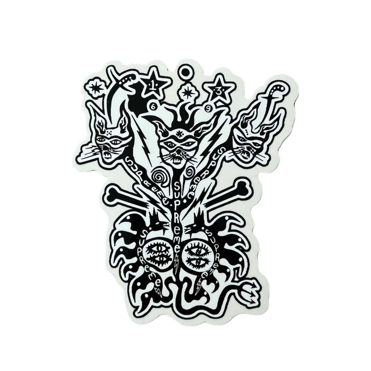 Supreme Clayton Patterson Cat Sticker SS21