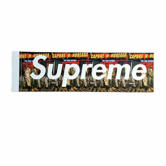 Supreme CNN Capone N Noreaga War Report Box Logo Sticker FW16