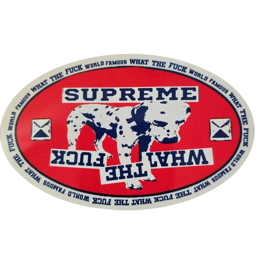 Supreme Dalmatian Red Sticker SS25