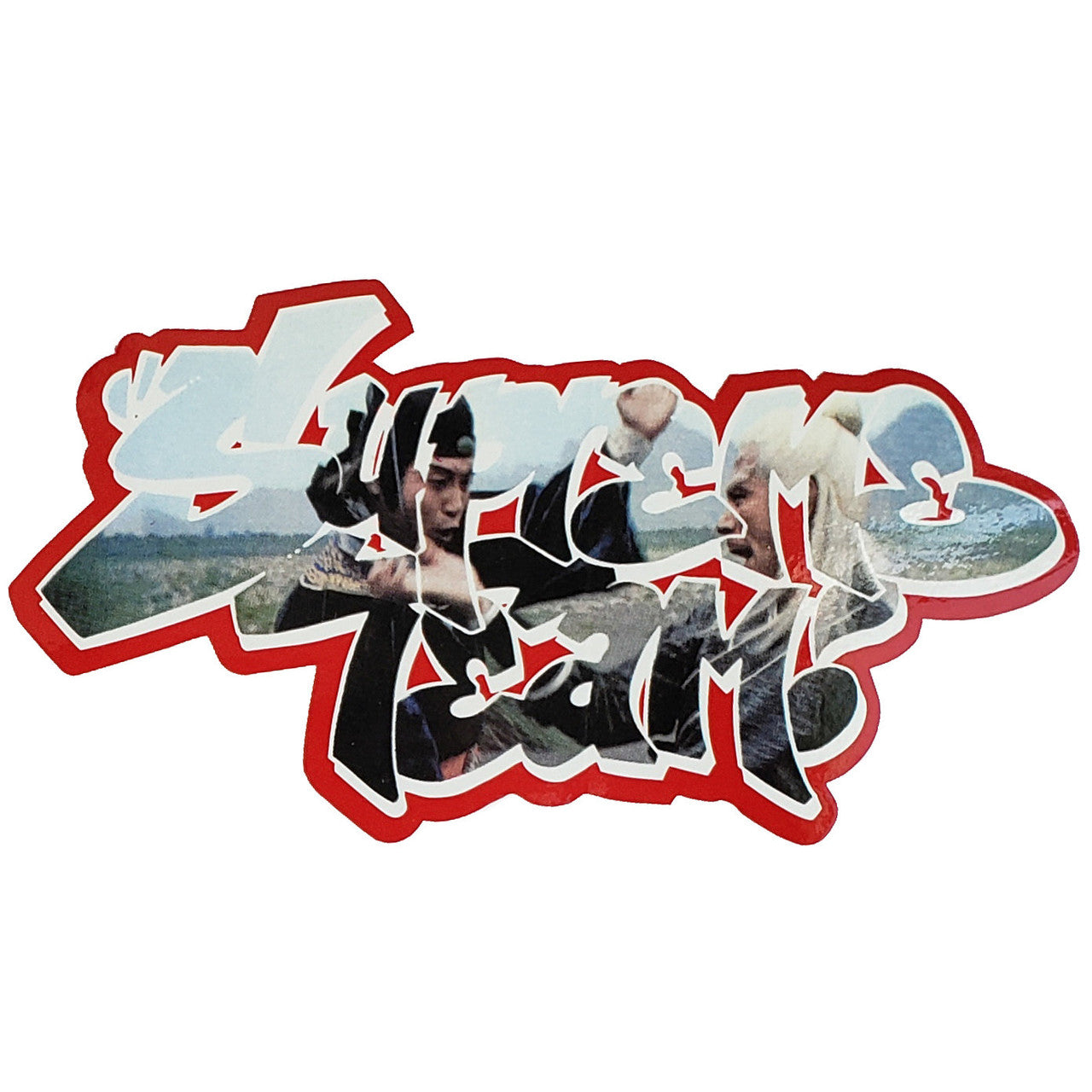 Supreme Team Red Sticker SS12