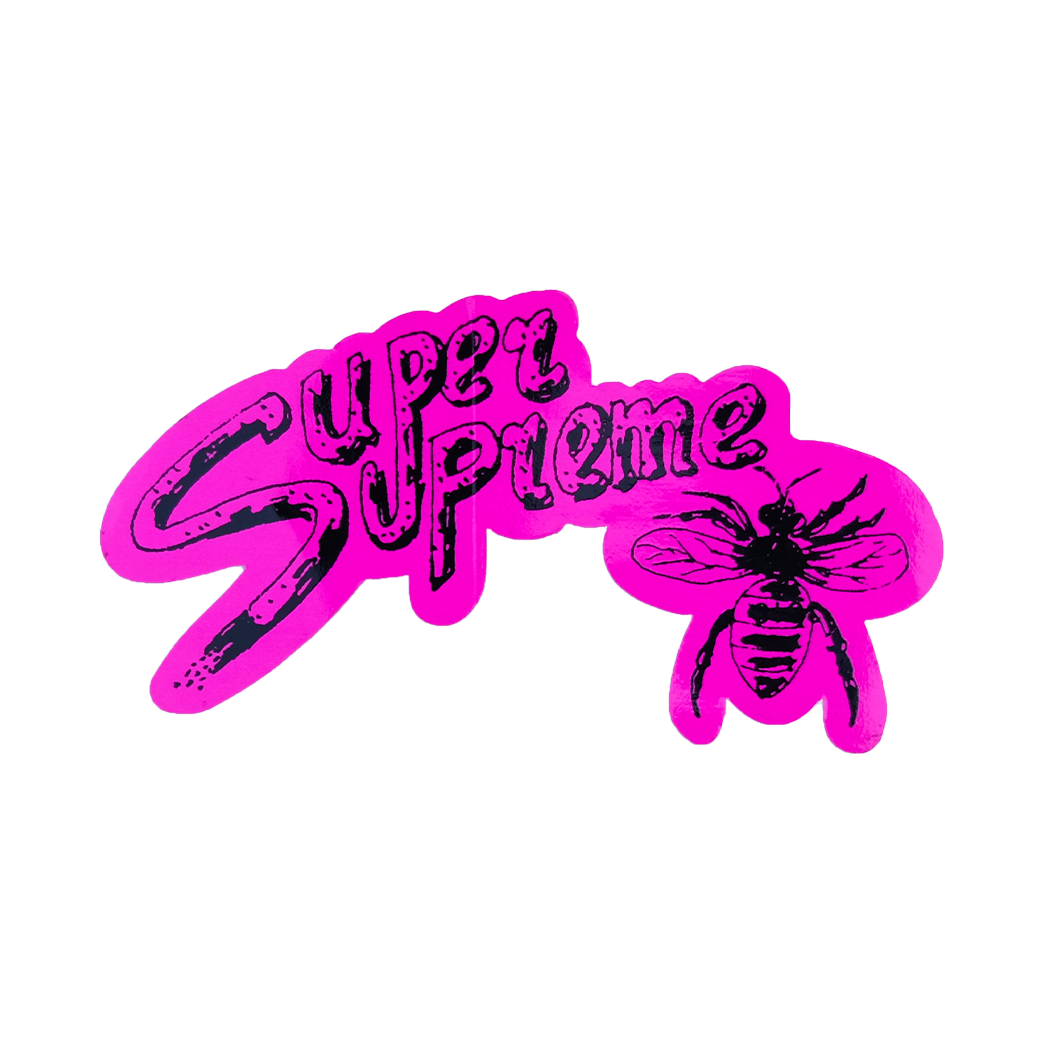 Supreme Super Supreme Wasp Sticker Pink SS17