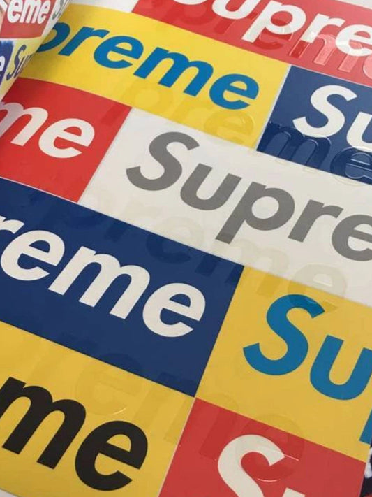 Supreme Volume 3 Box Logo Sticker sheet