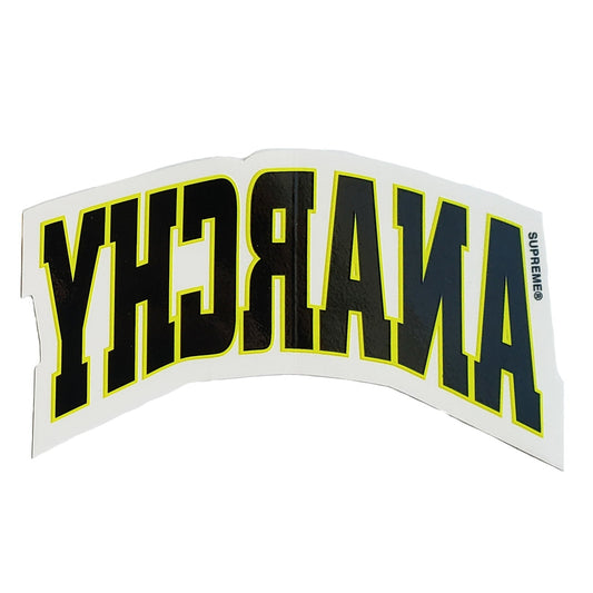 Supreme Anarchy Yellow Sticker SS14