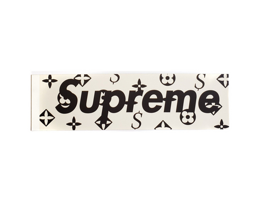 Supreme Louis Vuitton Box Logo Sticker White 2000