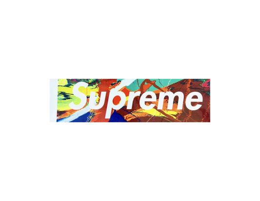 Supreme Damien Hirst Box Logo Sticker 2009 (White Line)